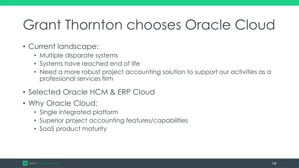 grant thornton chooses oracle cloud
