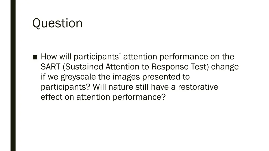 question