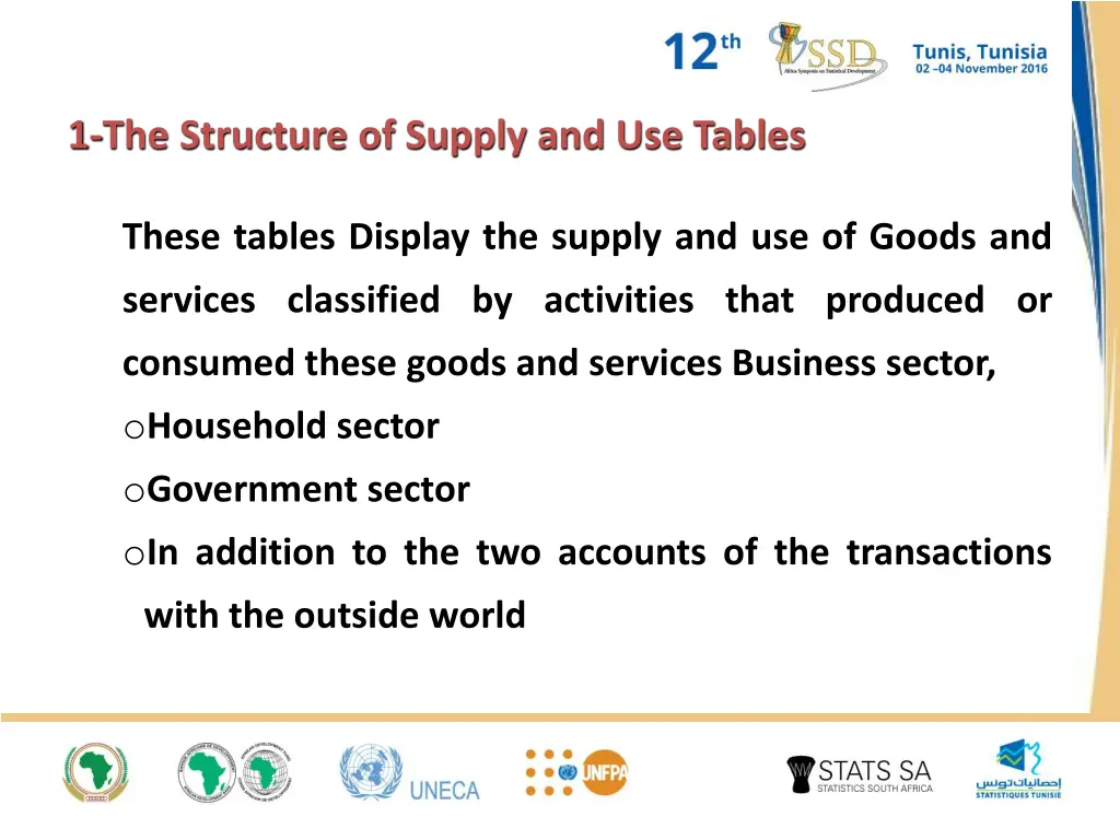 1 the structure of supply and use tables