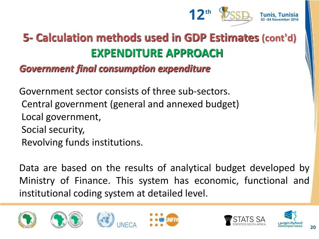 5 calculation methods used in gdp estimates cont d 1