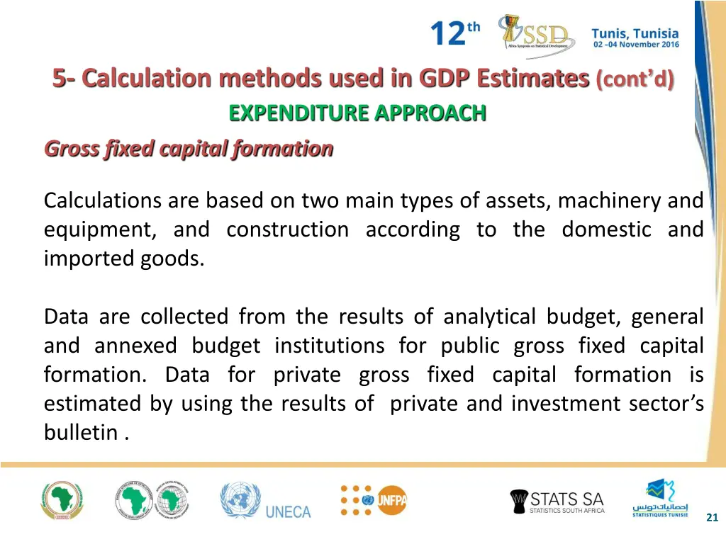 5 calculation methods used in gdp estimates cont d 2