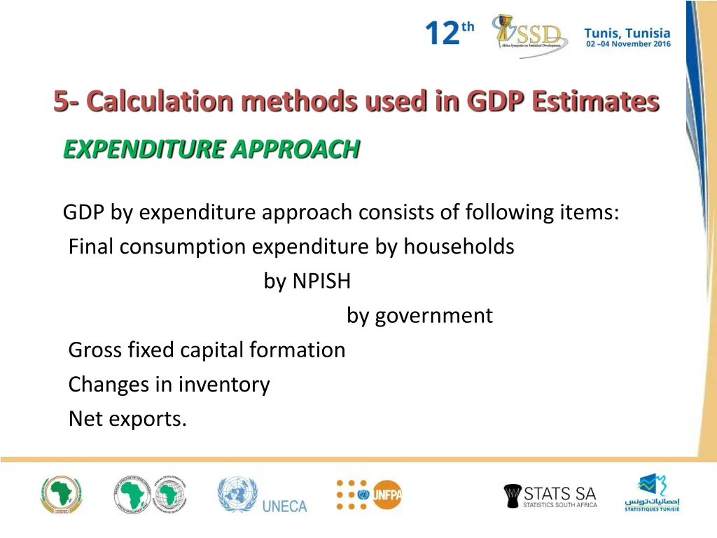 5 calculation methods used in gdp estimates