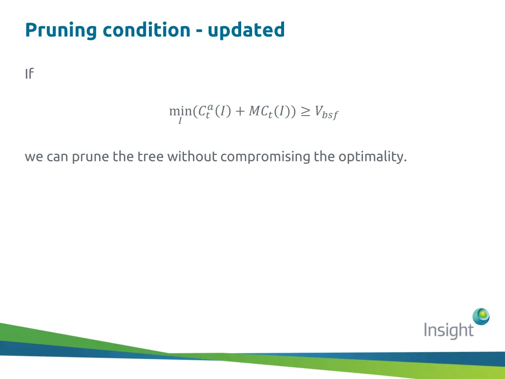 pruning condition updated
