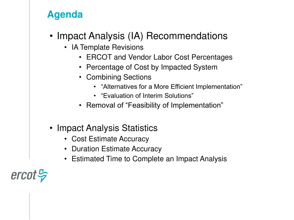 agenda