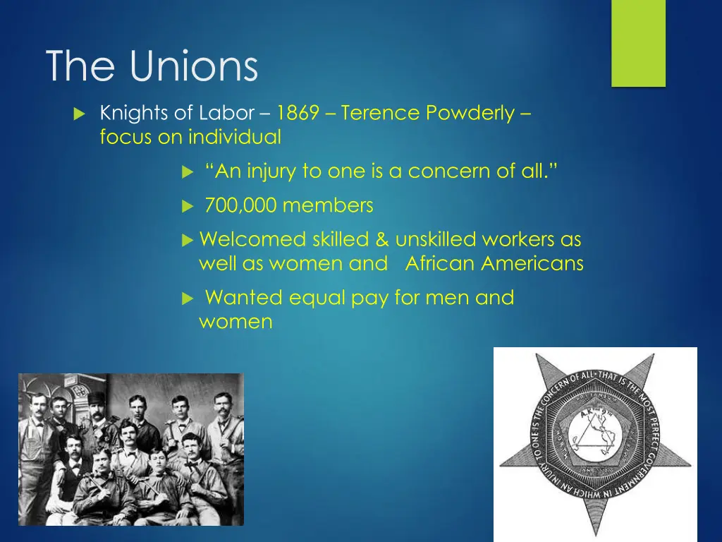 the unions
