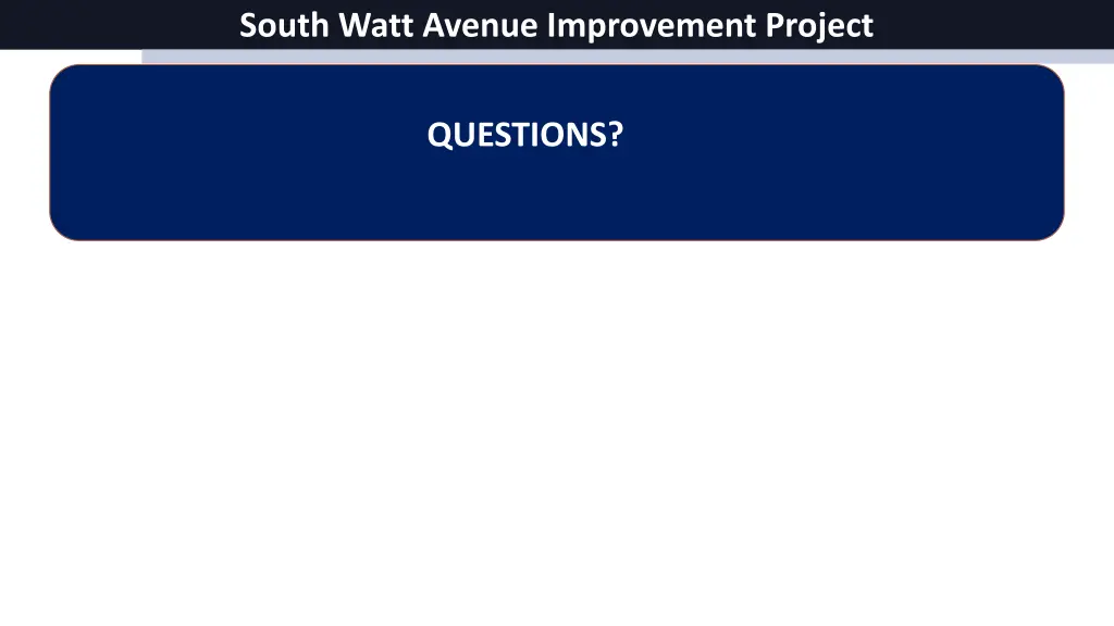south watt avenue improvement project 1
