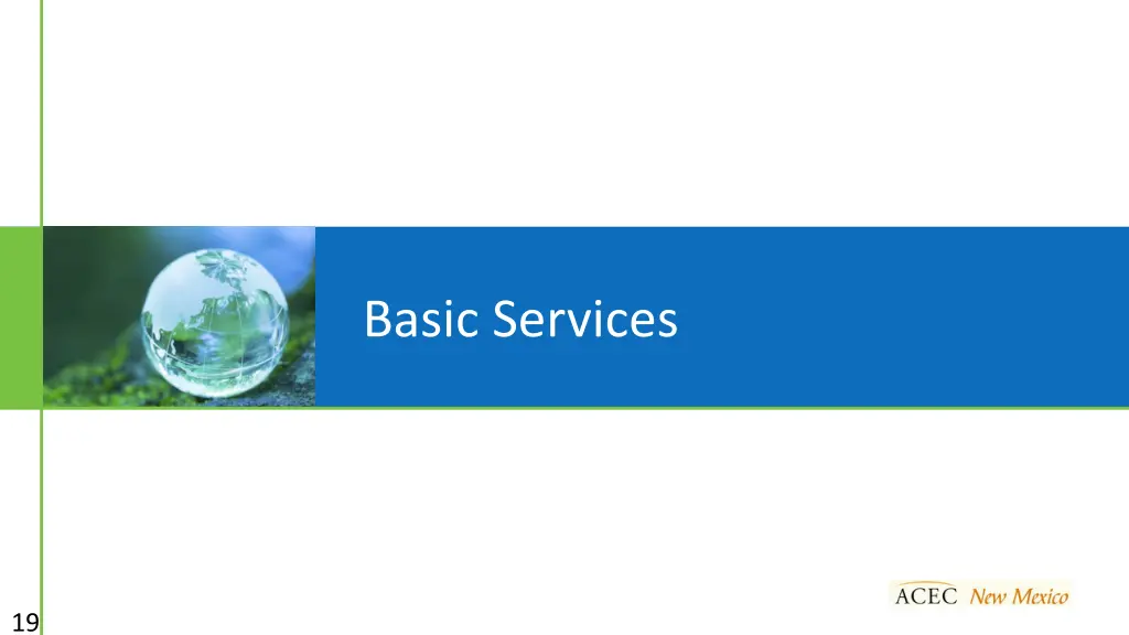 basic services