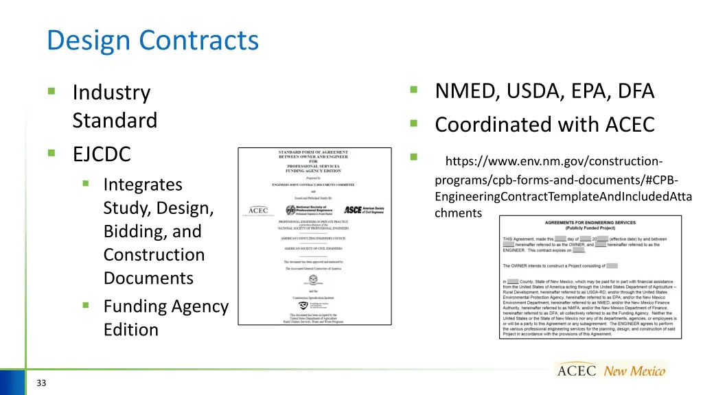 design contracts