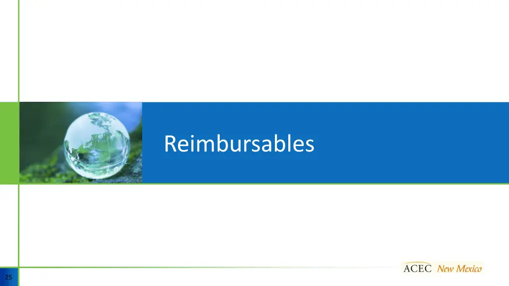 reimbursables