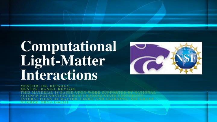 computational light matter interactions