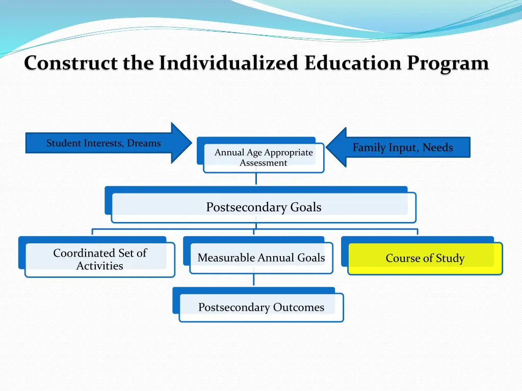 construct the individualized education program