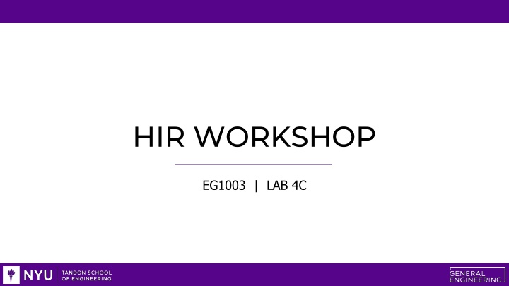 hir workshop