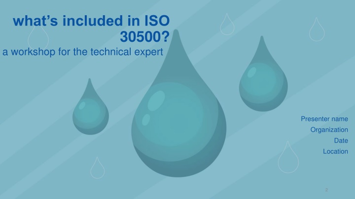 what s included in iso