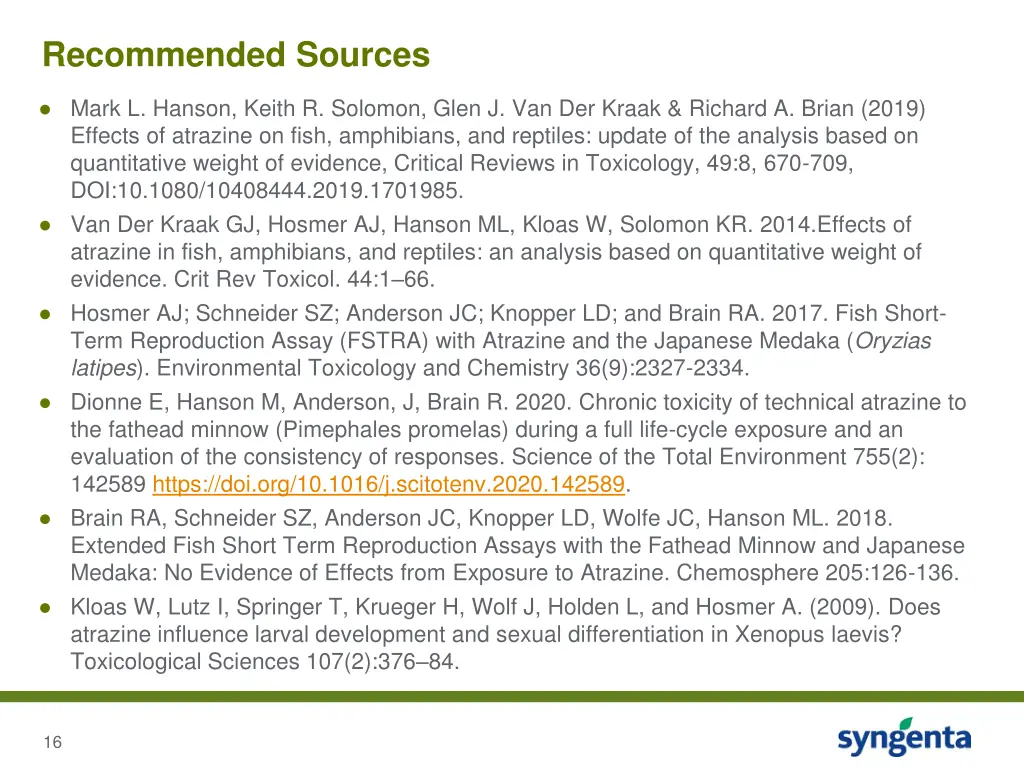 recommended sources 2
