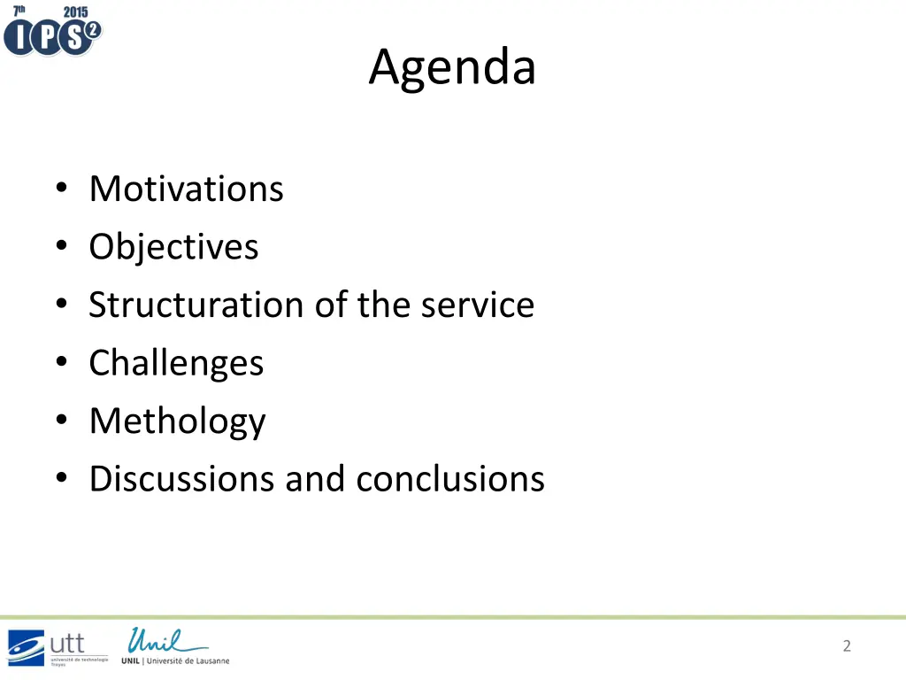 agenda