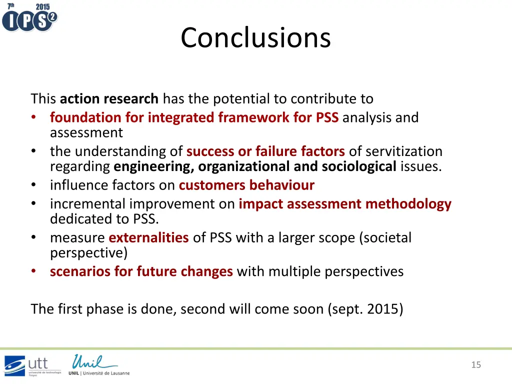 conclusions