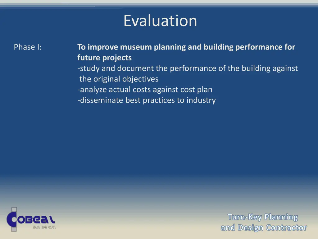 evaluation