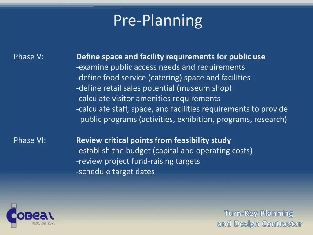 pre planning 2