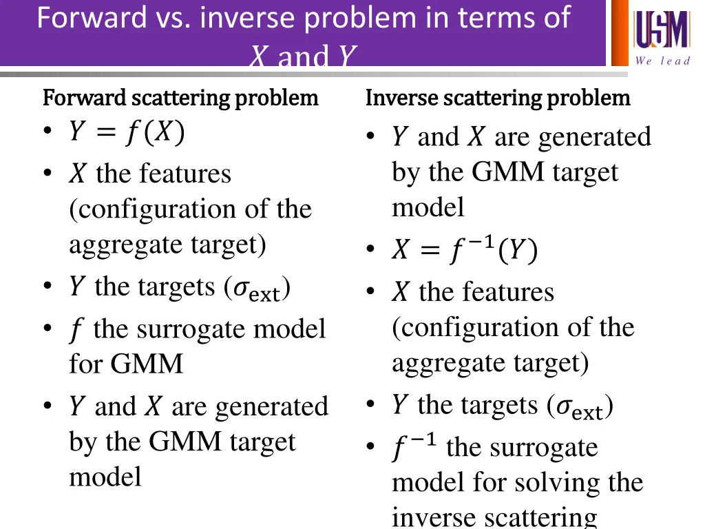 forward vs inverse problem in terms