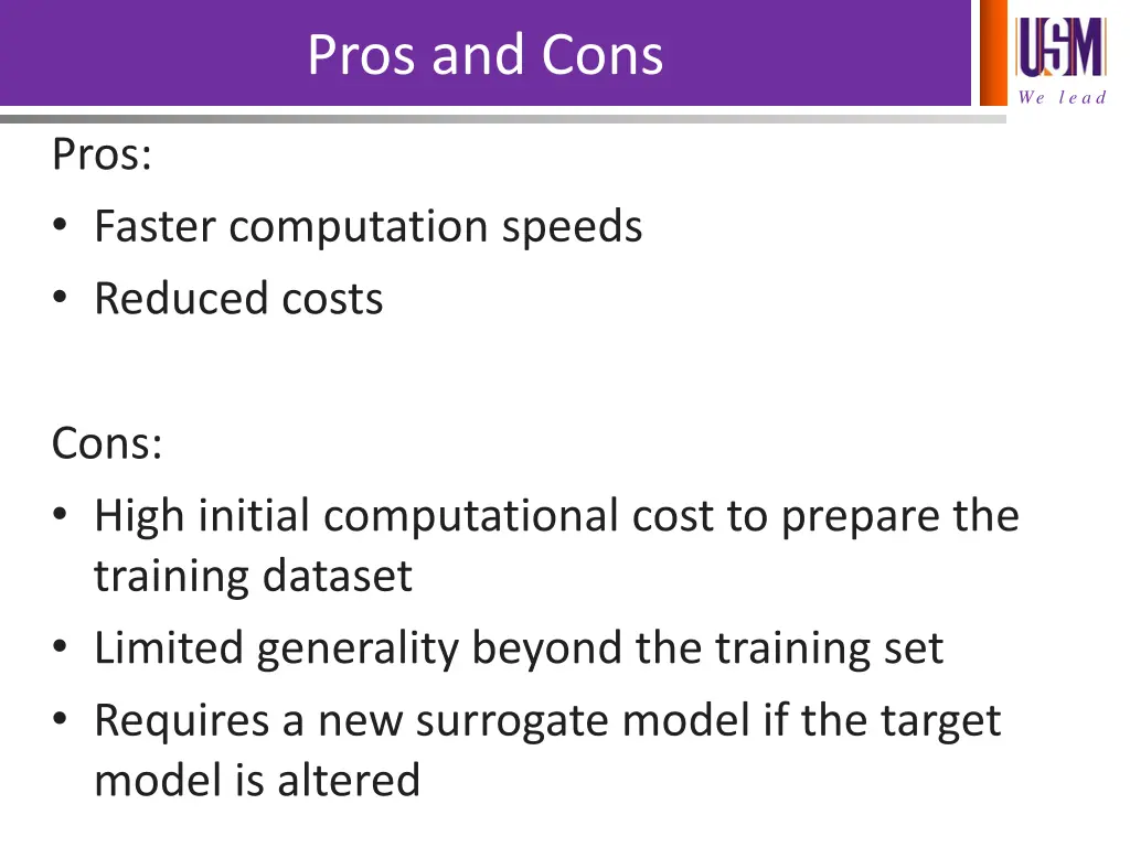 pros and cons