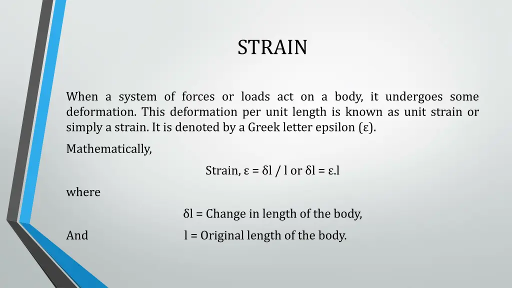 strain