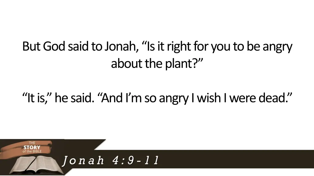 but god said to jonah is it right