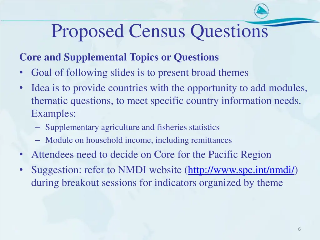 proposed census questions