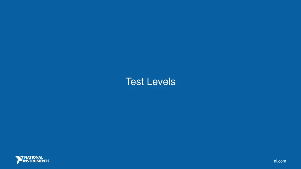 test levels