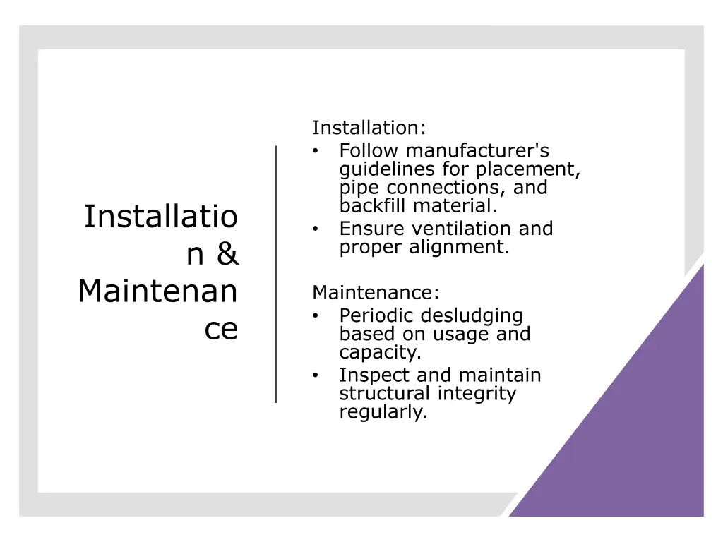 installation follow manufacturer s guidelines