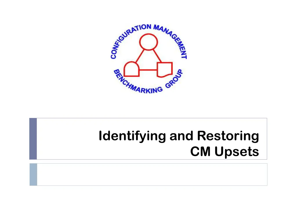 identifying and restoring