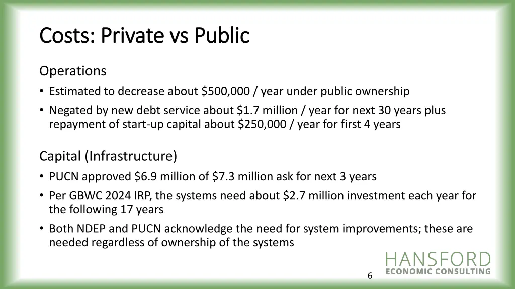 costs private vs public costs private vs public