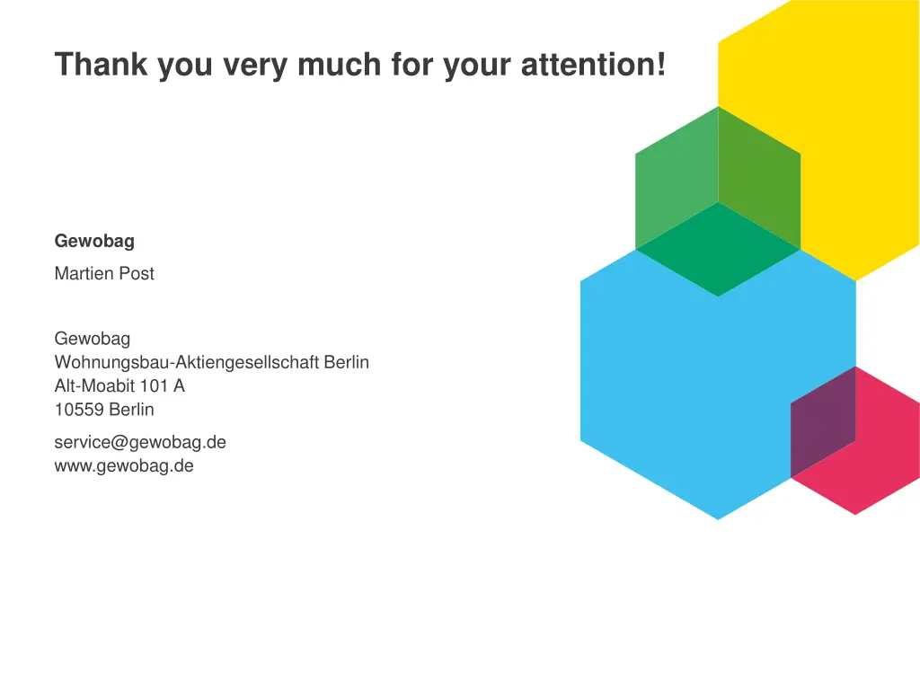 thank you very much for your attention