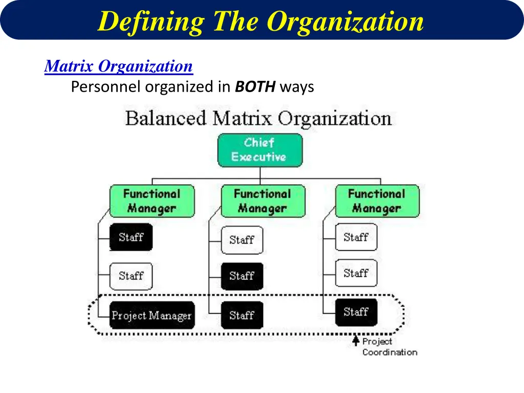 defining the organization 5