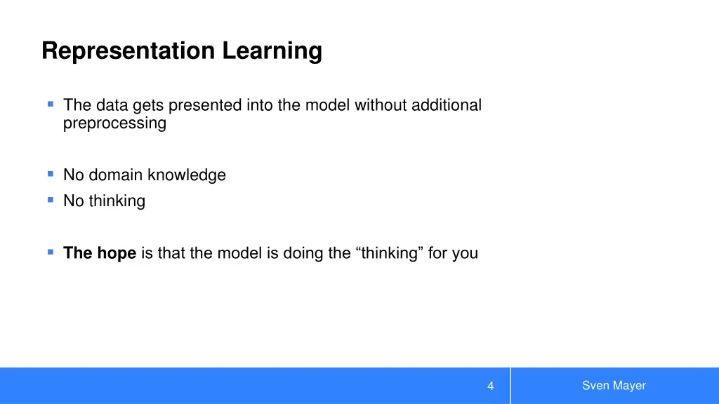 representation learning