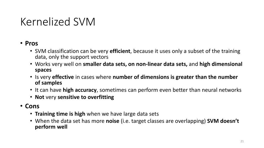 kernelized svm