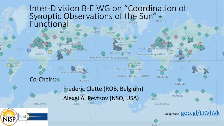 inter division b e wg on coordination of synoptic
