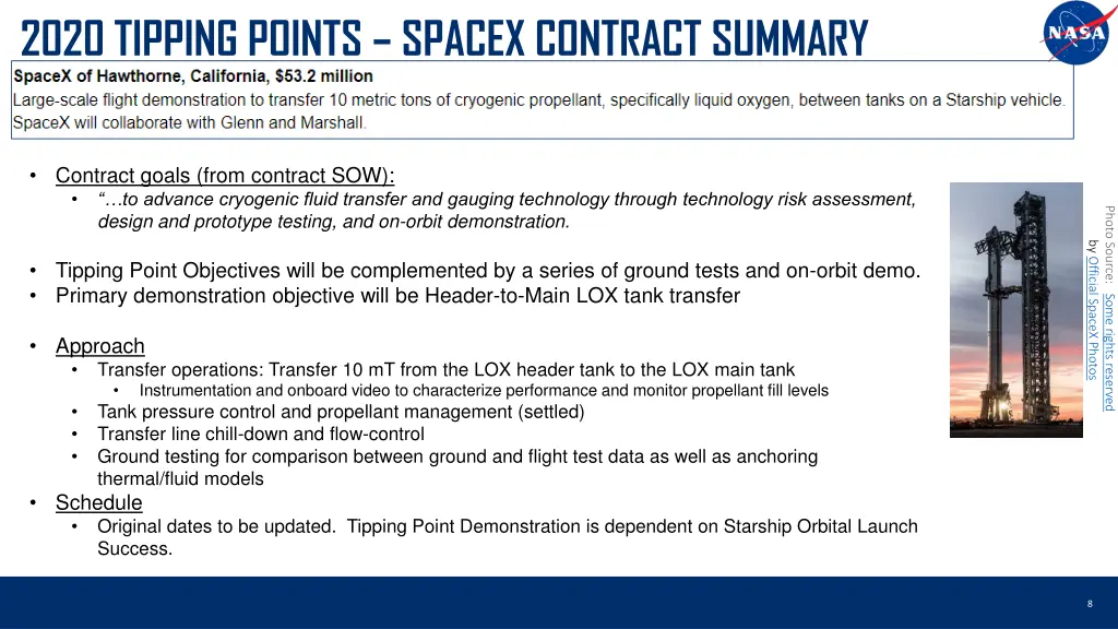 2020 tipping points spacex contract summary