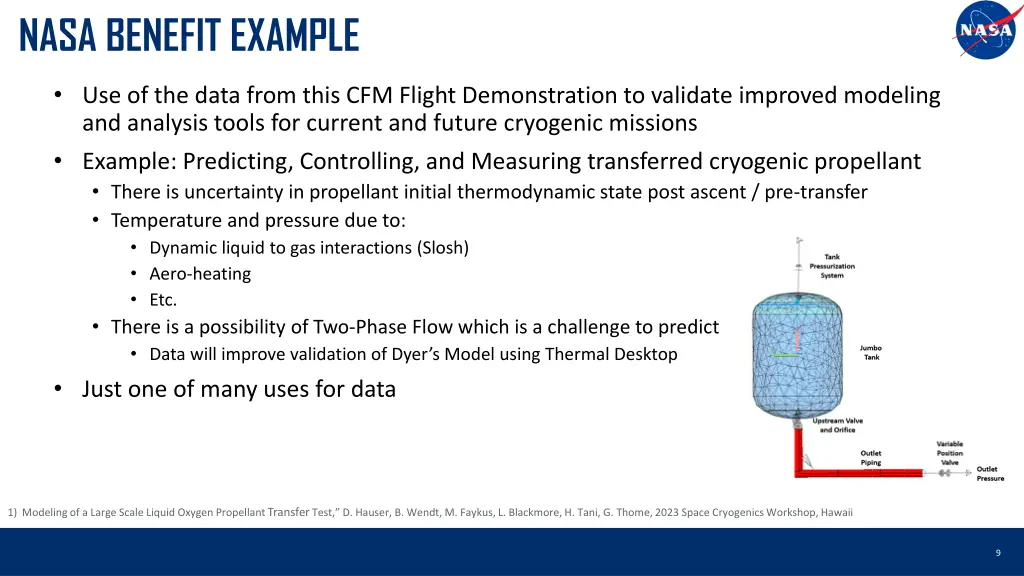 nasa benefit example