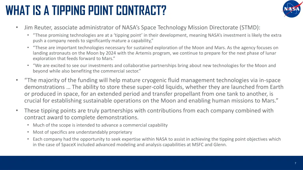 what is a tipping point contract