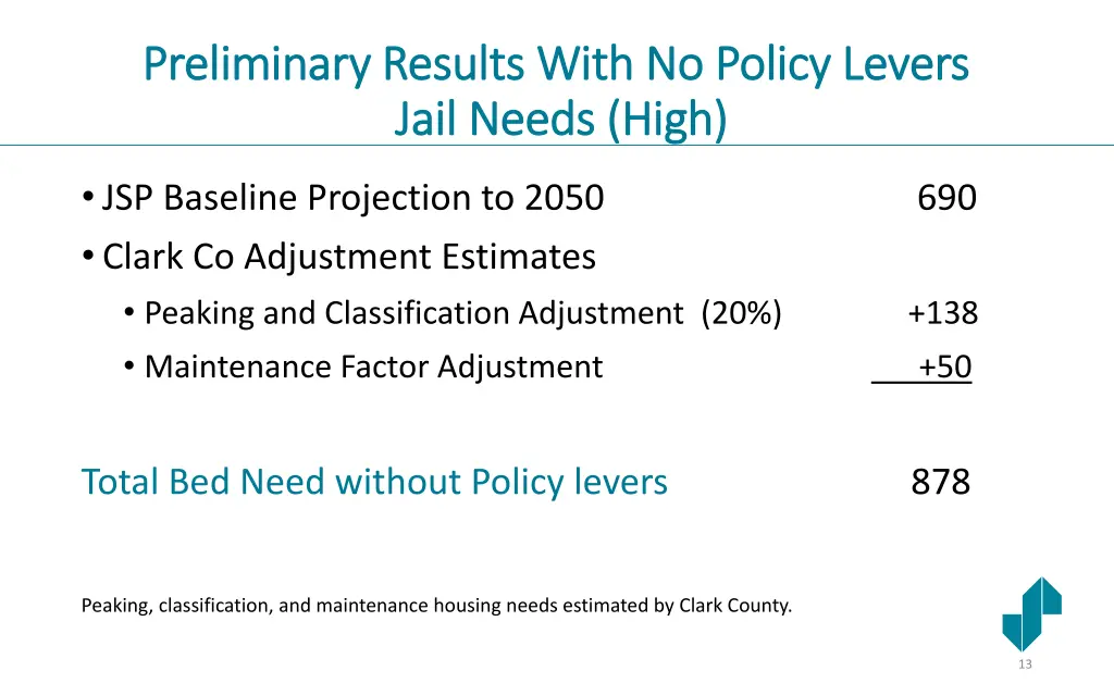 preliminary results with no policy levers 1