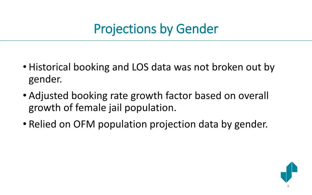 projections by gender projections by gender