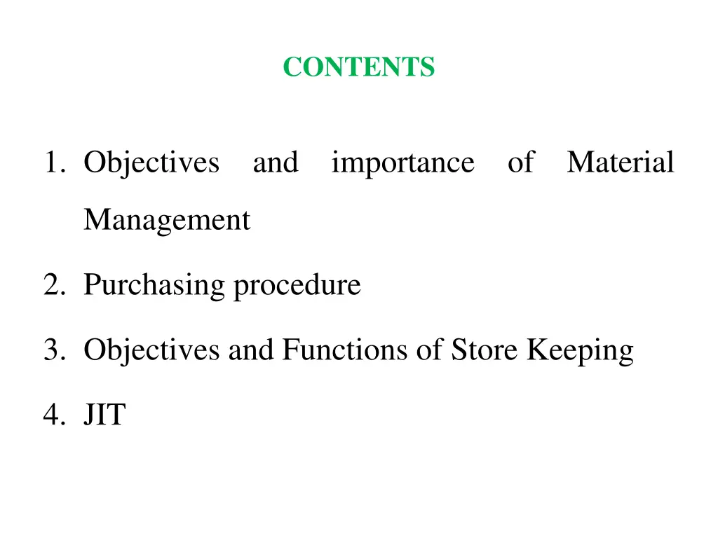 contents