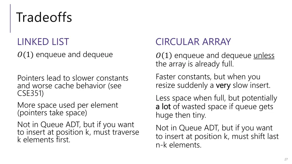 tradeoffs 1