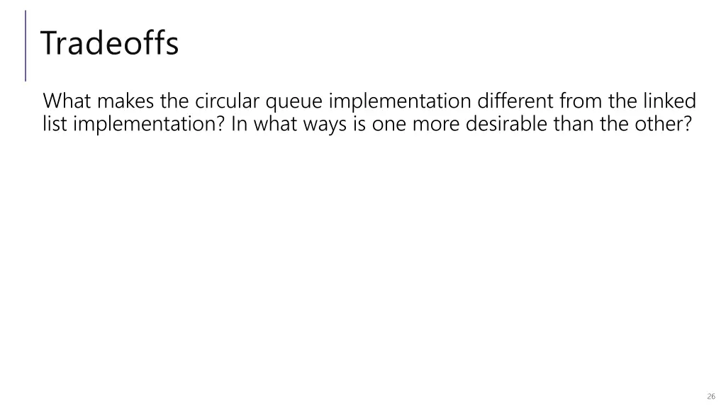 tradeoffs