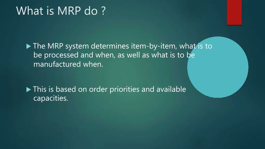 what is mrp do