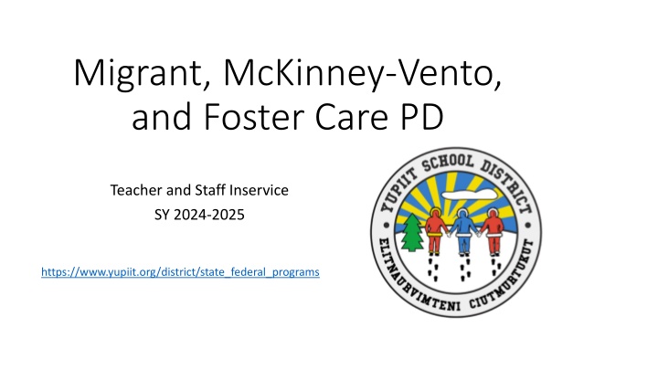 migrant mckinney vento and foster care pd