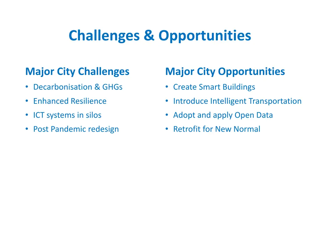 challenges opportunities