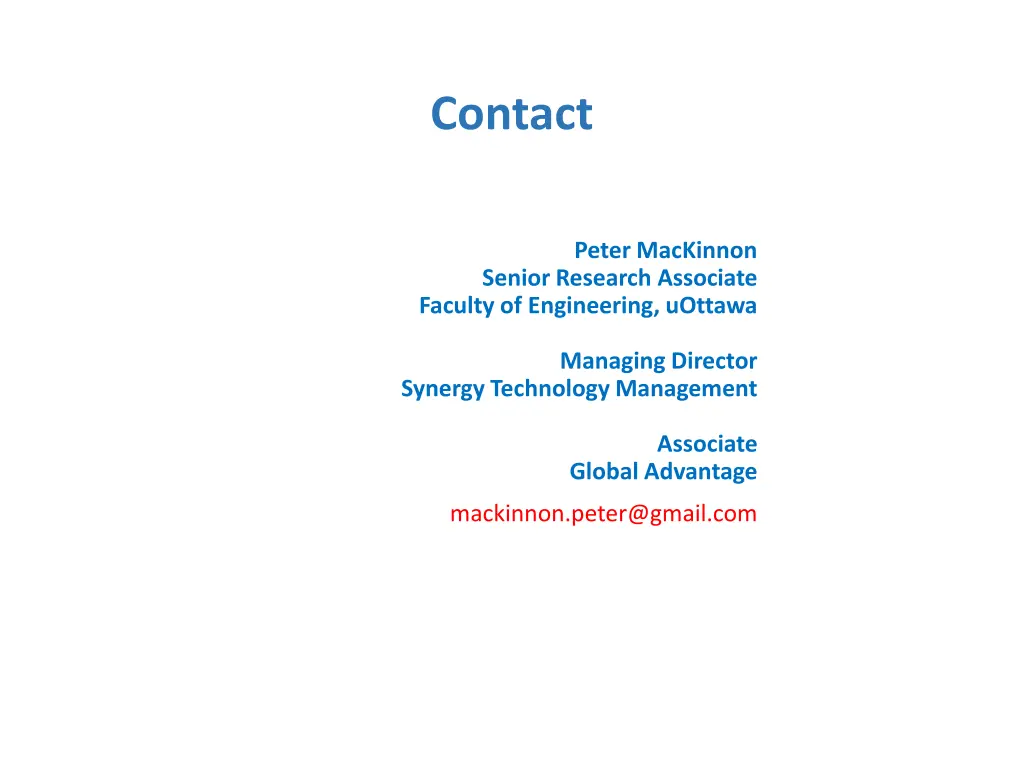 contact