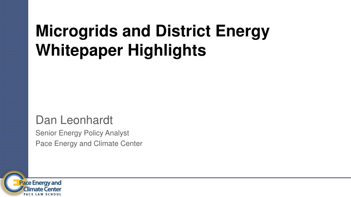 microgrids and district energy whitepaper