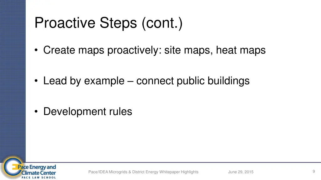 proactive steps cont